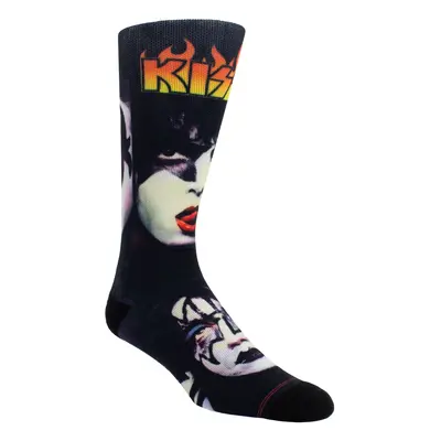 κάλτσες KISS - DYE SUBLIMATION CREW - ΜΑΥΡΟ - PERRI´S SOCKS