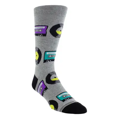 κάλτσες PERRI´S SOCKS - RETRO CASSETTE CREW - GREY HTR