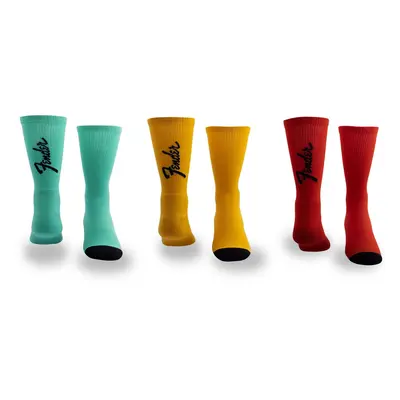 κάλτσες (σετ ζευγών) PERRI´S SOCKS - FENDER EXPLODED LOGO CREW