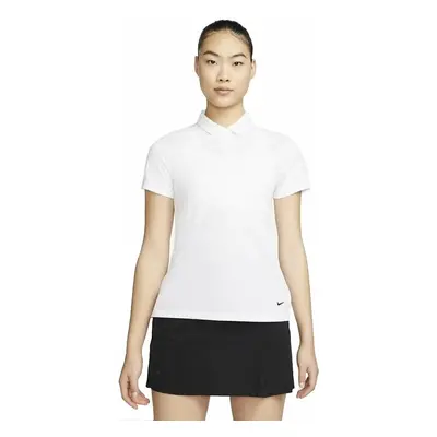 Nike Dri-Fit Victory Womens Golf White/Black Πουκάμισα Πόλο