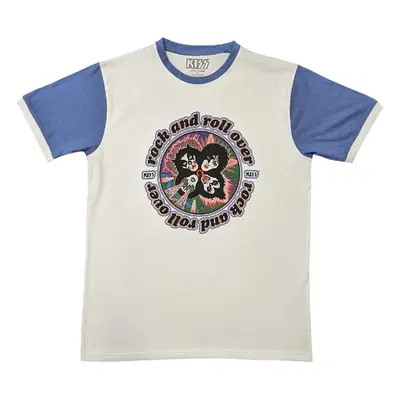 Kiss Πουκάμισο Rock and Roll Over Unisex Purple & White