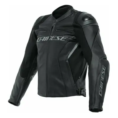 Dainese Racing Black/Black Δερμάτινα Μπουφάν Μηχανής