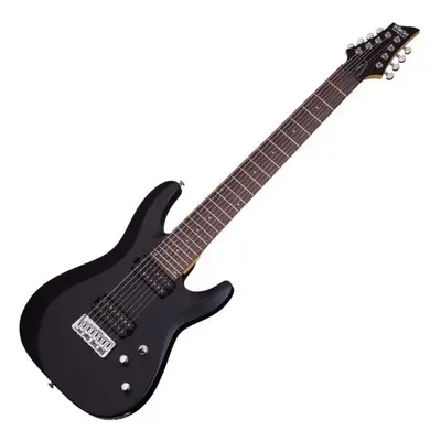 Schecter Deluxe C-8 Satin Black 8χορδη Ηλεκτρική Κιθάρα