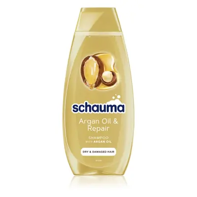 Schwarzkopf Schauma Argan Oil & Repair αποκαταστατικό σαμπουάν για ξηρά και κατεστραμμένα μαλλιά