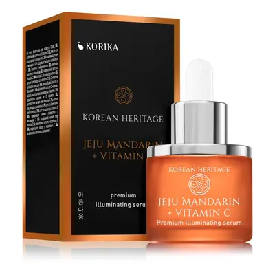 KORIKA Korean Heritage Jeju Mandarin + Vitamin C Premium Illuminating Serum ορός προσώπου (λαμπρ