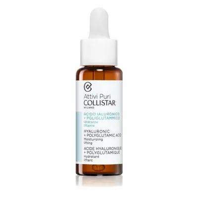 Collistar Attivi Puri Hyaluronic + Polyglutamic Acid Serum ανορθωτικός ορός προσώπου με υαλουρον