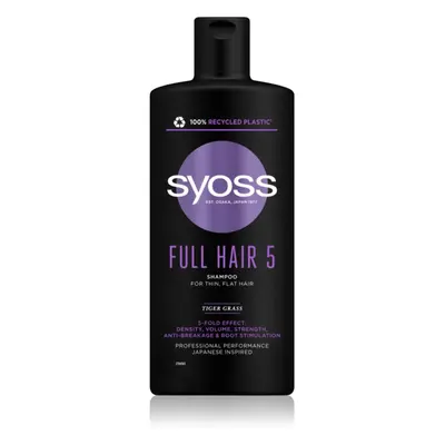 Syoss Full Hair σαμπουάν για απαλά μαλλιά για όγκο και ζωντάνια ml