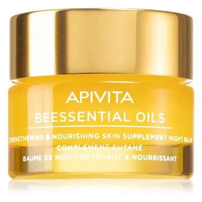 Apivita Beessential Oils Strengthening & Nourishing Night Balm βάλσαμο προσώπου νύχτας για θρέψη