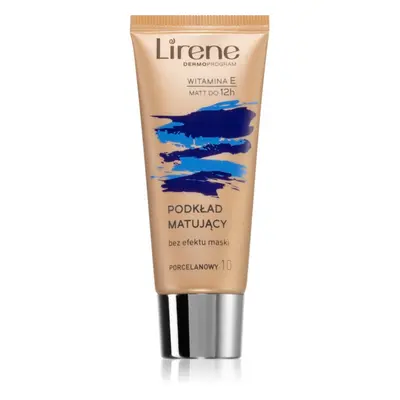 Lirene Vitamin E Ματ βάση μακιγιάζ απόχρωση Porcelain