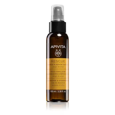 Apivita Holistic Hair Care Argan Oil & Olive ενυδατικό και θρεπτικό λάδι μαλλιών με έλαιο αργκάν