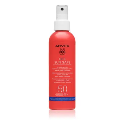 Apivita Bee Sun Safe Hydra Melting Ultra-Light SPF50 προστατευτική αντηλιακή λοσιόν σε σπρέι SPF