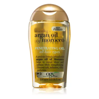 OGX Argan Oil Of Morocco θρεπτικό λάδι Για λάμψη και απαλότητα μαλλιών ml