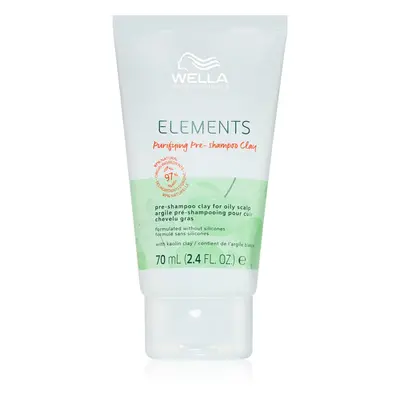 Wella Professionals Elements Calming μεταλλική μάσκα καθαρισμού από άργιλο για δέρμα της κεφαλής