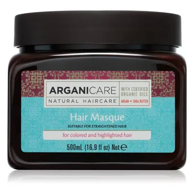 Arganicare Argan Oil & Shea Butter Hair Masque μάσκα βαθιάς ενυδάτωσης για βαμμένα μαλλιά ml