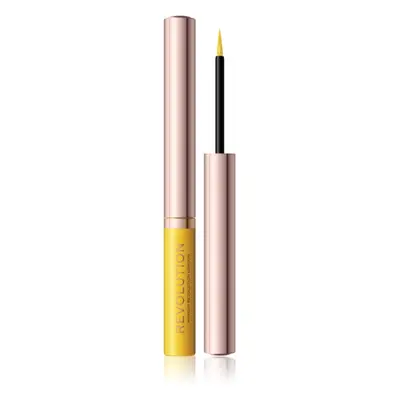 Makeup Revolution Neon Heat υγρό λάινερ ματιών απόχρωση Lemon Yellow