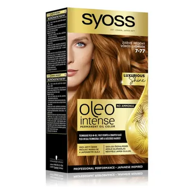 Syoss Oleo Intense μόνιμη βαφή μαλλιών με έλαιο απόχρωση Black brown τμχ