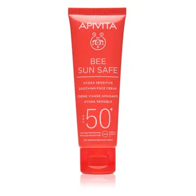 Apivita Bee Sun Safe Sensitive Face SPF50+ καταπραϋντική και ενυδατική κρέμα SPF 50+ ml