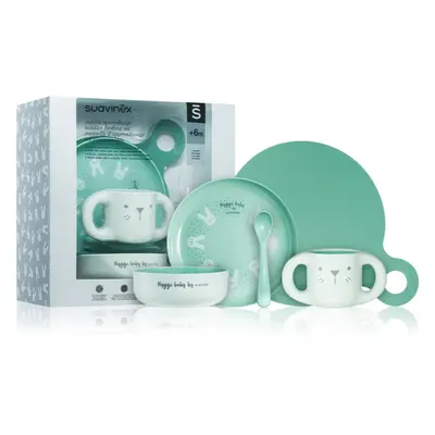 Suavinex Hygge Toddler Feeding Set σετ φαγητού για παιδιά m+ Green τμχ