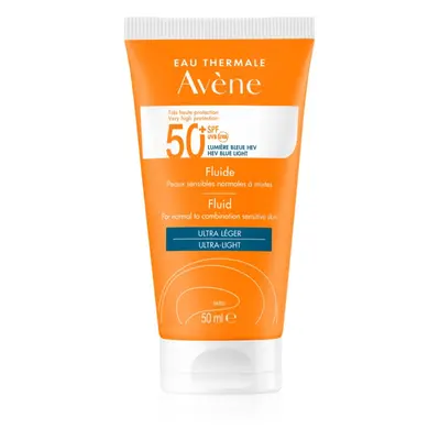 Avène Sun Fluid Ultra-Light αντηλιακό υγρό για πρόσωπο SPF 50+ ml