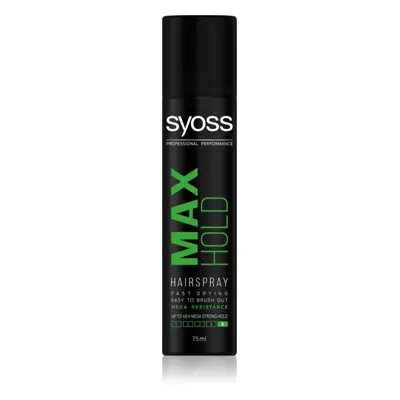 Syoss Max Hold λακ μαλλιών με εξτρα δυνατό κράτημα mini ml