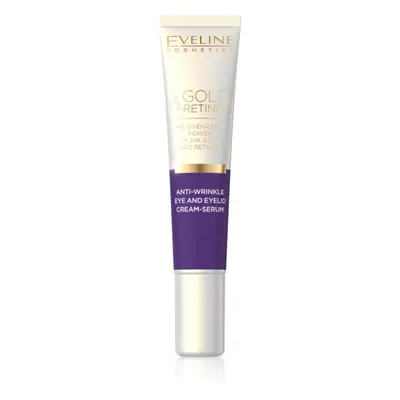 Eveline Cosmetics Gold & Retinol κρεμώδης ορός κατά των ρυτίδων στην περιοχή τον ματιών ml