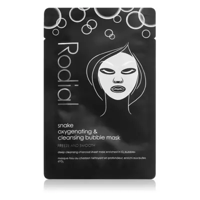 Rodial Snake Oxyganating & cleansing bubble mask καθαριστική και αποτοξινωτική μάσκα με ενεργό ά