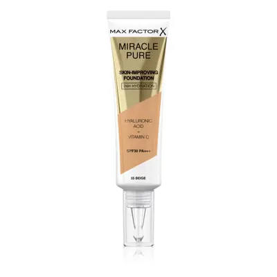 Max Factor Miracle Pure Skin μακράς διαρκείας μεικ απ SPF απόχρωση Mocha ml