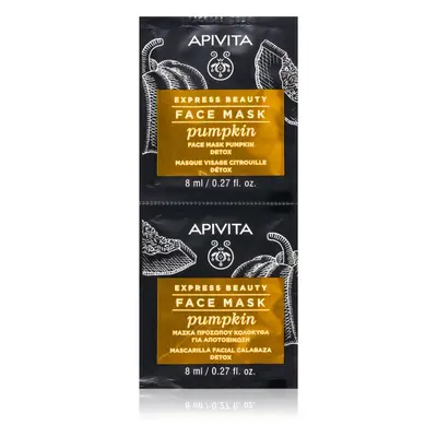 Apivita Express Beauty Detox Face Mask Pumpkin αποτοξινωτική μάσκα προσώπου x ml