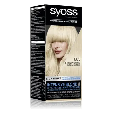 Syoss Intensive Blond αποχρωματιστής για ξάνοιγμα των μαλλιών απόχρωση Platinum Lightener τμχ