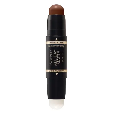 Max Factor Facefinity All Day Matte Panstik μεικ απ και βάση σε στικ απόχρωση Espresso