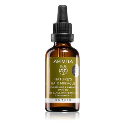 Apivita Nature's Hair Miracle Strengthening Hair Oil λάδι για την ενίσχυση μαλλιών ml