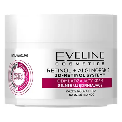 Eveline Cosmetics Retinol + Sea Algae λειαντική κρέμα για φωτεινότητα με ρετινόλη ml