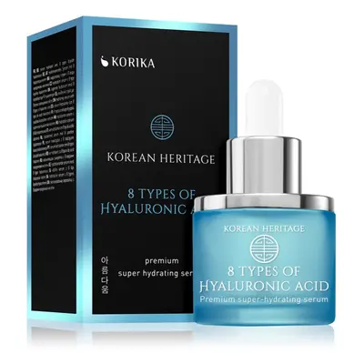 KORIKA Korean Heritage Types of Hyaluronic Acid Premium Super Hydrating Serum ενυδατικός ορός πρ