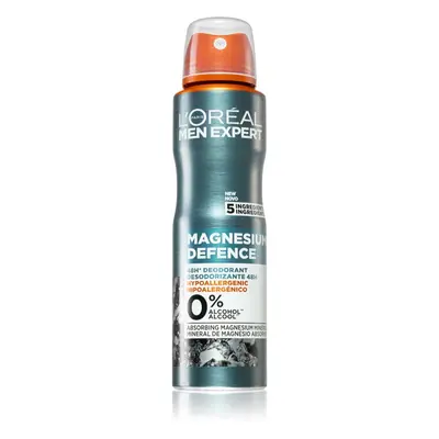 L’Oréal Paris Men Expert Magnesium Defence αποσμητικό σε σπρέι για άντρες ml