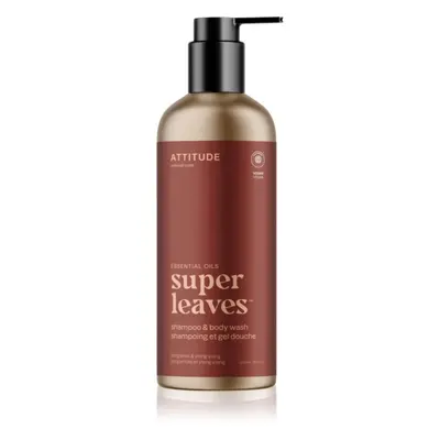 Attitude Super Leaves Bergamot & ylang-ylang σαμπουάν και αφρόλουτρο σε 473 ml