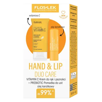 FlosLek Laboratorium Hand & Lip Duo Care Vitamin C σετ δώρου