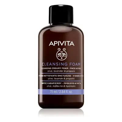 Apivita Cleansing Foam Face & Eyes καθαριστικός αφρός και ντεμακιγιάζ Για πρόσωπο και μάτια για 