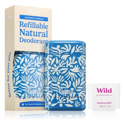 Wild Coconut & Vanilla Matisse Limited Edition στερεό αποσμητικό με τσάντα