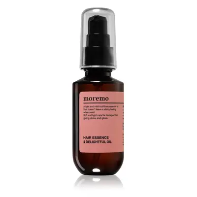 moremo Hair Essence Delightful Oil ελαφρύ λάδι για ξηρά άκρα μαλλιών ml