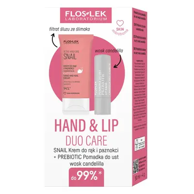 FlosLek Laboratorium Hand & Lip Duo Care Snail σετ δώρου