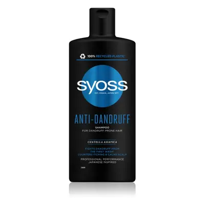 Syoss Anti-Dandruff σαμπουάν κατά της πιτυρίδας για ξηρό και κνησμώδες δέρμα της κεφαλής