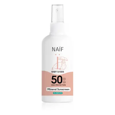 Naif Baby & Kids Mineral Sunscreen SPF 0 % Perfume αντηλιακό προστατευτικό σπρέι ml