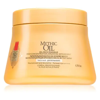 L’Oréal Professionnel Mythic Oil θρεπτική μάσκα για πυκνά και ατίθασα μαλλιά χωρίς paraben ml