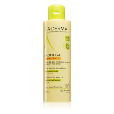 A-Derma Exomega Control Emollient Shower Oil μαλακτικό λάδι για ντους για ξηρό και ατοπικό δέρμα