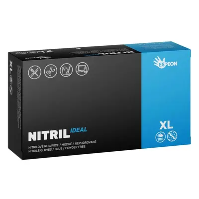 Espeon Nitril Ideal Blue γάντια νιτριλίου χωρίς πούδρα μέγεθος 100 τμχ