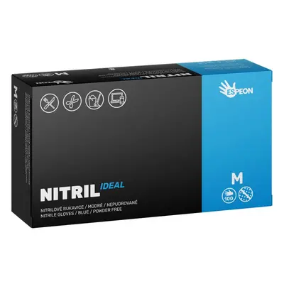 Espeon Nitril Ideal Blue γάντια νιτριλίου χωρίς πούδρα μέγεθος 100 τμχ