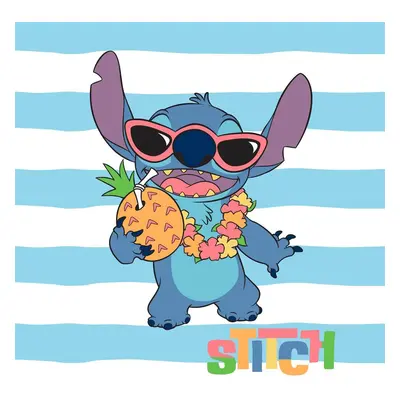 Λαβέτα-Μαγική Πετσέτα Polyester 30x30εκ. Lilo & Stitch 79 Sky Blue Disney DimCol (Ύφασμα: Polyes