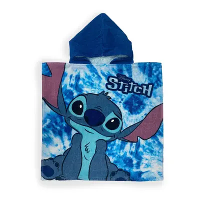 Πόντσο Παιδικό Microfiber 50x100εκ. Lilo & Stitch 35 Sky Blue Disney DimCol (Ύφασμα: Microfiber,