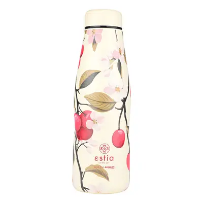 Θερμός-Μπουκάλι Ανοξείδωτο Flask Sakura Whisper Save The Aegean Estia 500ml-7x7x22,3εκ. 01-22143