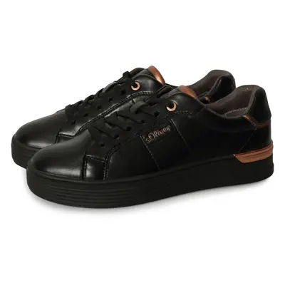 S.Oliver METALLIC SHINE SNEAKER Μαύρο